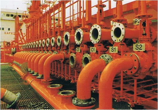 Chem tanker manifold